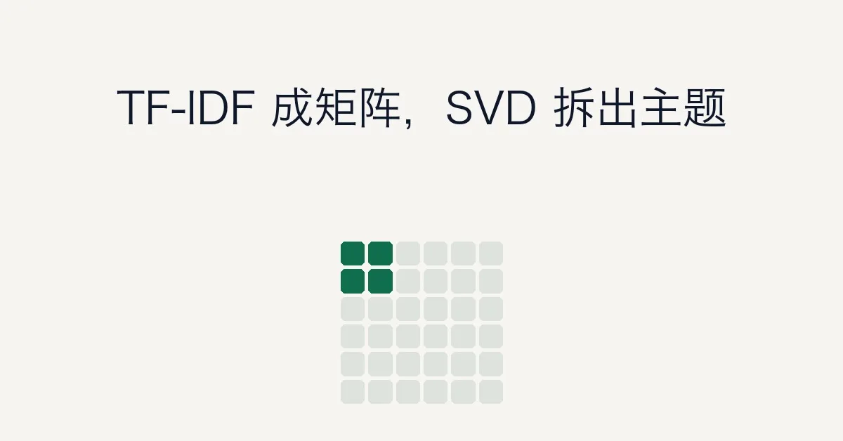 潜在语义分析（Latent Semantic Analysis）